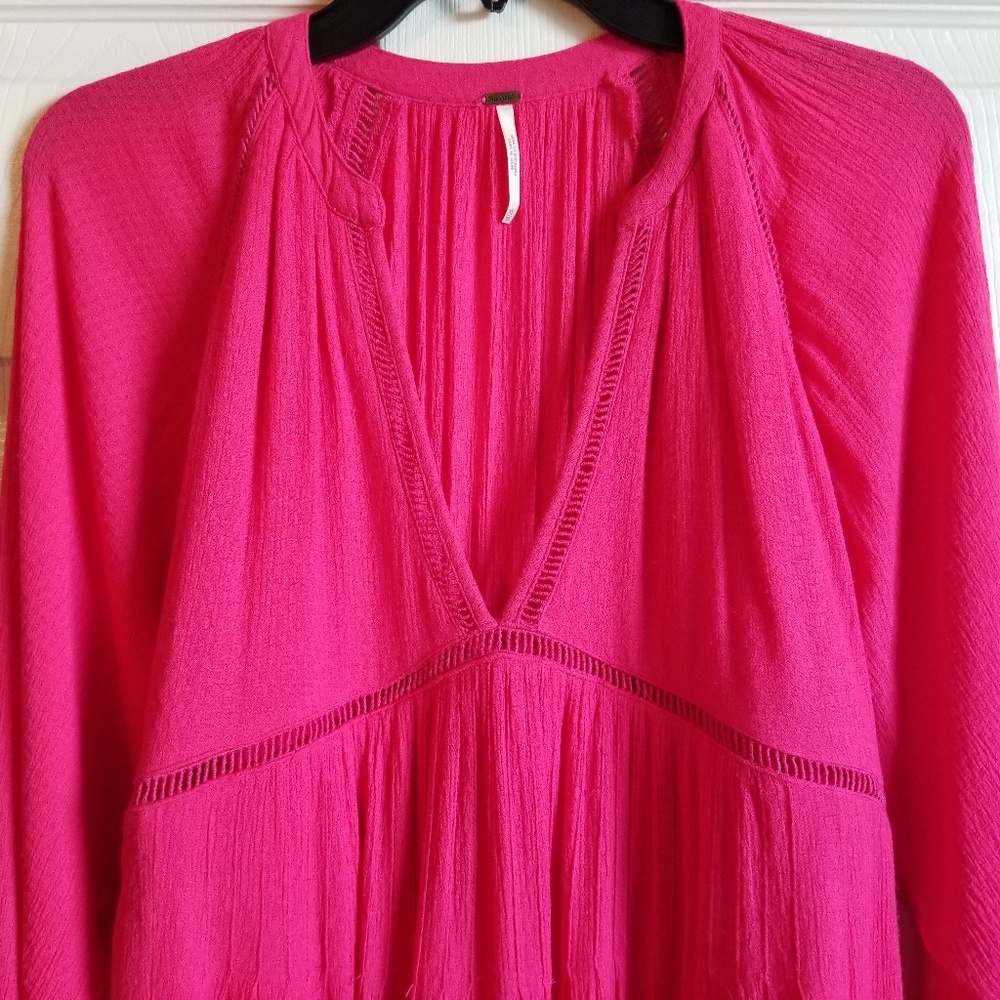 Free People 3/4 sleeve dress size xs/tp - Picture 5 of 7